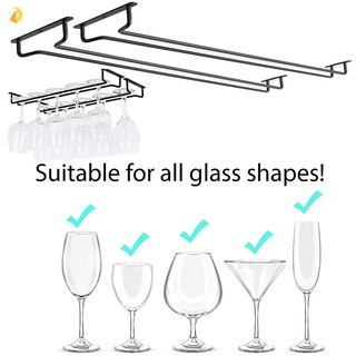 soporte de copa de vino debajo del gabinete soporte de vidrio de vino percha conveniencia colgante tallo titular para cocina