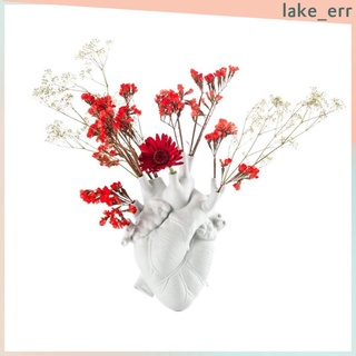 Lago_ maceta De Flores De Resina con corazón exquisito Para decoración del hogar