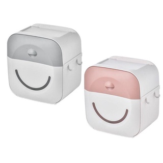 ra impermeable rollo de papel higiénico titular montado en la pared soporte de tejido caja de toalla estante de almacenamiento para el hogar accesorios de baño