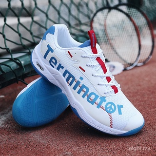 Ocho 36-46 nuevos zapatos de tenis transpirables de los hombres de las mujeres de entrenamiento zapatos de bádminton zapatillas de deporte antideslizante zapatos de bádminton más el tamaño aGCL (7)