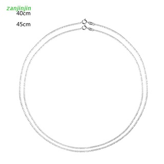 ZJJ Sparkling Glitter Necklace Exquisite Female Necklace Jewelry Silver Color Choker Chain Valentine Gifts for Women Lover
