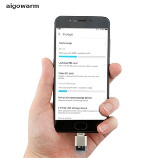 aigowarm micro usb otg tf mini lector de tarjetas sd adaptador convertidor para teléfonos android cl