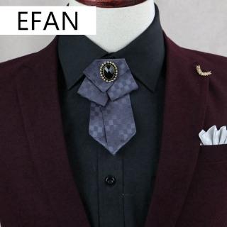 Los hombres de rendimiento pajarita de gama alta de moda de lazo de la moda de la tendencia de la estrella de la corbata de diamantes de imitación Collar flor traje accesorios (7)