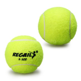 Tfh Pack de 12 bolas de tenis sin presión con bolsa de malla de goma rebote práctica de entrenamiento pelotas de tenis juguete para mascotas