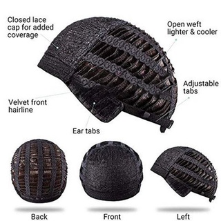peluca de cabello humano para mujer/absorbente/larga/bufanda/natural/ola (2)