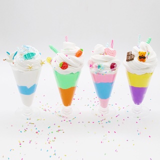 [sudeyte] 120ml Fruit Cookies Ice Cream Mixing Cloud Cotton Slime Puff Plasticine Kids Toy