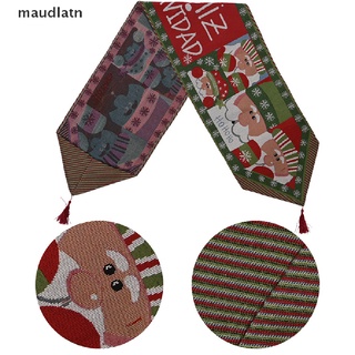Madn mantel De lino Para decoración De navidad/hogar/escritorio/cadena