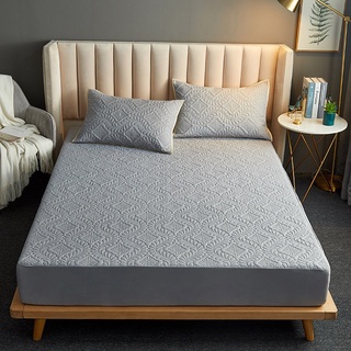 sábana bajera ajustable impermeable para cama individual/queen/king/super king size (5)