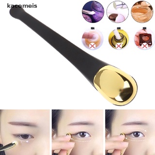 [kmsa] aplicador de crema de ojos masajeador de ojos mascarilla facial cepillo mezclador de metal espátula fyq