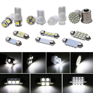 {FCC} 14 pzs Kit de luces de matrícula de domo para coche T10 36mm Kit de luces de matrícula LED para coche