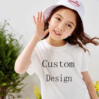Estilo Asiático Tamaño Personalizado Diseño De Los Niños Unisex Ropa De Dibujos Animados De Impresión Camisetas De Gran Superior (1)