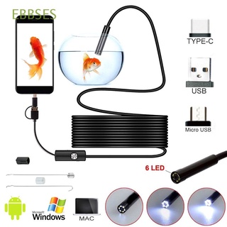 EBBSES Mini Borescope 7.0mm For Android PC Endoscope Cable Inspection Flexible USB IP67 Waterproof HD 6LED Camera