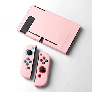 Carcasa protectora suave de Color sólido para Nintendo Switch Case Console rosa cubierta Shell para