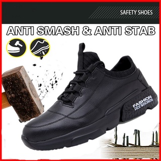 Kasut kasut zapatos de seguridad ligeros zapatos de seguridad de trabajo botas de los hombres botas de acero del dedo del pie zapatos de trabajo al aire libre zapatos deportivos resistentes a pinchazos de trabajo zapatos deportivos de los hombres zapatos frescos 48