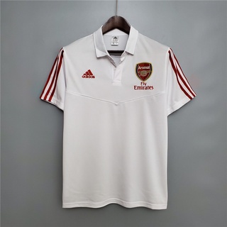 2020-2021 Arsenal White Polo Shirt (1)