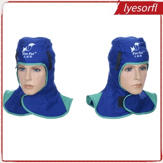 [lyesorfl] Tapa de soldadura capucha protectora cuello protección 37 cm azul oscuro