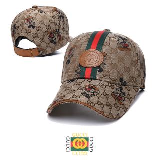 gucci and mickey moda bordado alfabeto patrón gorra regalo ajustable sombrero golf peces béisbol tenis gorra solar