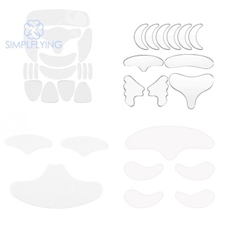 simplflying cod√ 16/11/3/5pcs cara frente almohadillas de elevación reutilizables de silicona antiarrugas parche