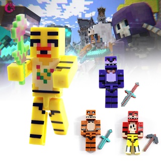 Figura personajes juguetes Mini figura colección juguetes creatividad figura de acción Playset para niños niños