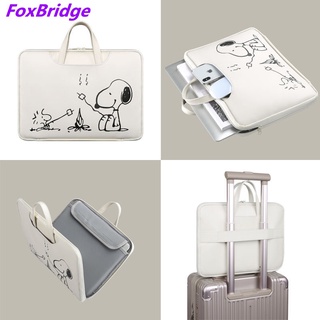 [FoxBridge] Snoopy Portátil Bolsa 15.6/14/13.3in Notebook MacBook Maletín Bolso PC Tablet Funda Protectora Bolsas