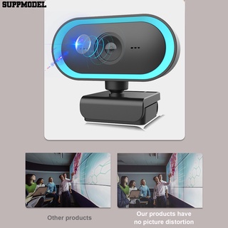 Suppmodel reducción de ruido cámara Web 2K Plug Play Webcam Digital ampliamente Compatible para transmisión en vivo