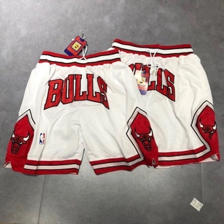 Pantalones cortos de baloncesto americanos Chicago Bulls sueltos de secado rápido pantalones transpirables para correr, entrenamiento, deportes, pantalones de cinco puntos