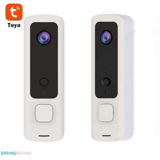 Tuya Smart Video timbre impermeable visión nocturna seguridad hogar 720P cámara Digital intercomunicador Visual WIFI timbre de puerta SB (1)