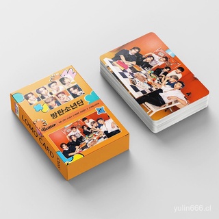 yl stock listo 54 unids/caja bts photocards 2021 butter album lomo card hd photocard postal