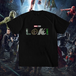 Loki Marvel Studios vengadores Popular camiseta para hombres mujeres negro blanco Tees S-4XL tamaños cuello redondo Unisex camiseta Tops