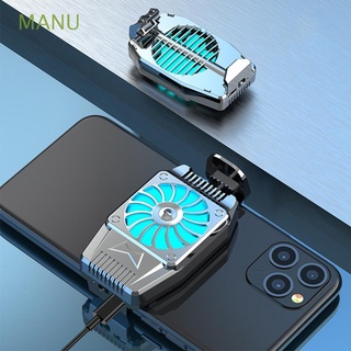 manu herramienta radiador portátil enfriamiento teléfono móvil usb titular led gaming cooler/multicolor (1)