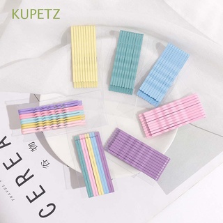 kupetz dulce horquillas niñas barrettes clips de pelo mujeres onda lindo coreano 10 pcs simple accesorios para el cabello