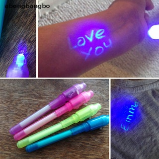 abongbangbo Bolígrafo De Tinta Invisible Multifunción Con Luz Luminosa UV/Resaltador De Dinero Para Niños [Caliente]