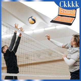Kit de Clipboard plegable de voleibol de 2 caras con borrador seco entrenadores de la junta estrategia partido Plan de artículos deportivos