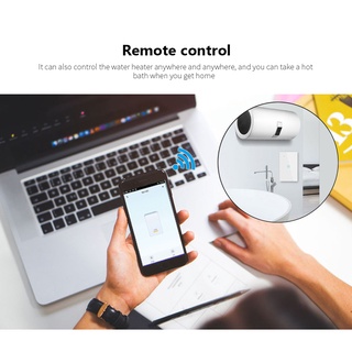 Tuya Zigbee 20A calentador de agua interruptor inteligente táctil interruptor de pared ee.uu. estándar Control remoto trabajo con Google Home y Alexa robo (7)