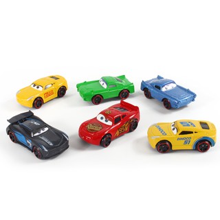< disponible > 6 unids/set disney cars pixar juguetes edición limitada mcqueen mater aleación modelo coche juguete niño regalo (12)
