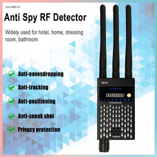 Detector de 3 antena RF CDMA buscador de señal para GSM Bug GPS Tracker inalámbrico cámara oculta escuchando a escondidas G618