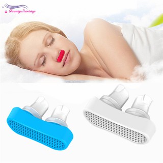 Dilatador de silicona Nasal 2 en 1 para Prevenir ronquidos/apnea/clip Nasal para ayudar a Dormir (1)