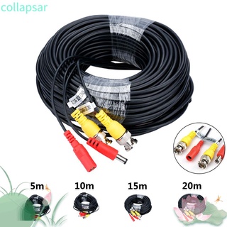 COLLAPSAR Professional DC Power Cord 5-20m Video Cable BNC Cable Security Surveillance DVR CCTV Camera High Quality Recorder System