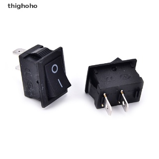 Thighoho 10Pcs 2 Pin 12V Car Boat Round Dot Light ON/OFF Rocker Toggle Switch Tool Set CL (2)