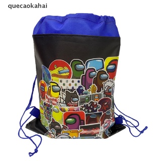 Quecaokahai 1pc Among US Non-woven Fabrics Kid Favor Travel Pouch Storage Drawstring Bag CL (1)