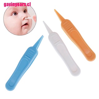 [GAV&CL] 2 piezas de plástico para bebé, cuidado de seguridad, oreja, nariz, ombligo, pinzas, limpiador de pinzas