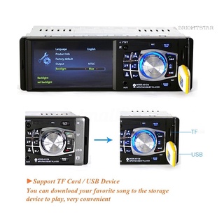 4012b 4.1 bluetooth pantalla táctil 1 din radio de coche estéreo fm reproductor mp5 (4)