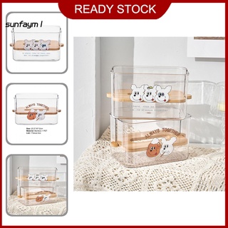 Caja De pañuelo antideslizante con superficie Lisa Transparente Para servilletas/cocina