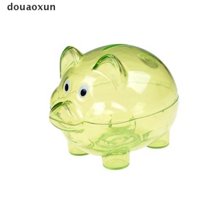 douaoxun bebé de plástico hucha moneda dinero dinero coleccionable caja de ahorro cerdo niños regalo juguete cl