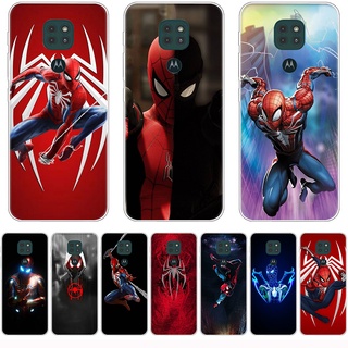 Moto G9/Moto G9 Plus/Moto G9 Play/Moto G9 Power/Moto G10 /Moto G20/Moto G30 Transparent Silicone Back Phone Case Marvel Superhero SpiderMan