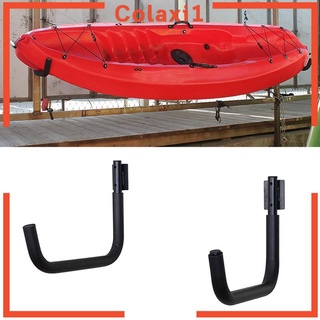 [COLAXI1] 2 x Kayak Estante De Almacenamiento Portador De Watercraft Paddle Tabla De Surf Soporte De Pared 100LB