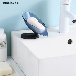 [maelove1] jabonera ventosa pared hogar jabonera baño jabón titular en forma de hoja [maelove1] (1)