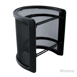 Mou Mic Pop filtro parabrisas micrófono pantalla de viento máscara escudo para grabación canto y estudio de difusión en casa