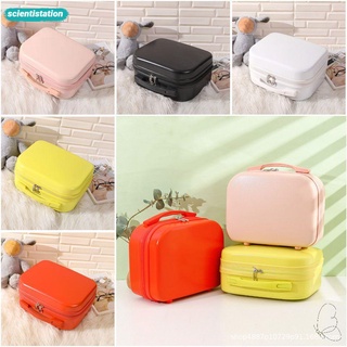 SCIENTISTATION Women Mini Suitcase High Quality Luggage Travel Bags Carry On Make Up Men 14 Inches Short Trip Women Suitcases