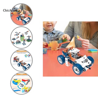 ChicAcces Plástico Ingeniería Juguete Montado Coche Conjunto De Juguetes Desarrollo Inteligencia Para Niños
